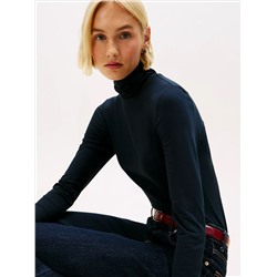 Long-Sleeve Turtleneck T-Shirt