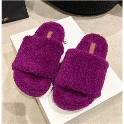 Тапочки домашние плюшевые  (4 цвета)