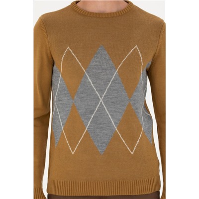 Erkek Açık Haki Kazak