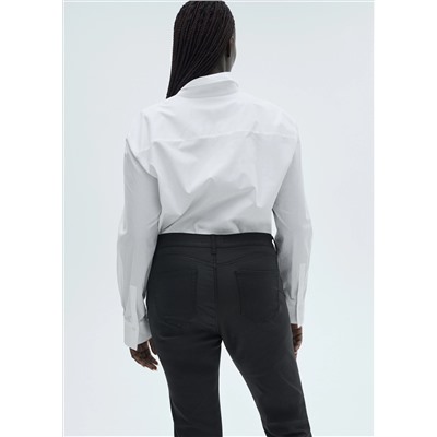 Jeans Pushup skinny encerados