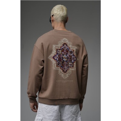 Свитшот светло коричневый