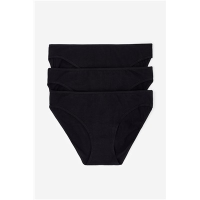 Pack 3 bragas clásicas de algodón