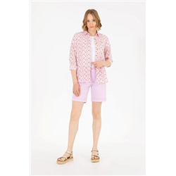 Kadın Manolya Dokuma Şort