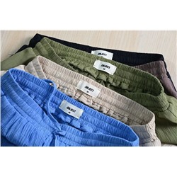 Хлопковая юбка с эластичной талией и завязками