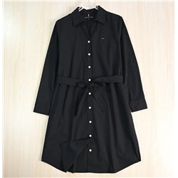 Женское хлопковое вышитое платье-рубашка ТОММИ ХИЛФИГЕ*Р