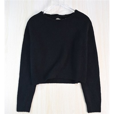 Свитер с круглым вырезом и рукавами реглан в стиле «Ниш». МАНГ*О