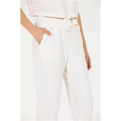 Kadın Ekru Jogger Eşofman Altı