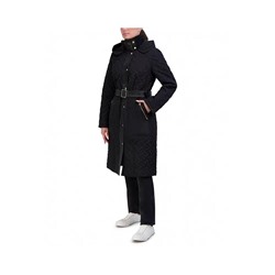 Хлопковое пальто средней длины американского бренда  Col*e Haa*n Signatur*e Quil*t   Экспорт. Цена на офиц сайте около 30.000 руб