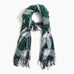 Classic plaid scarf