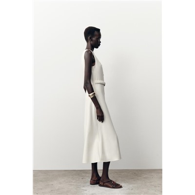 MIDI DRESS WITH BELT