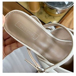 Мюли из натуральной кожи