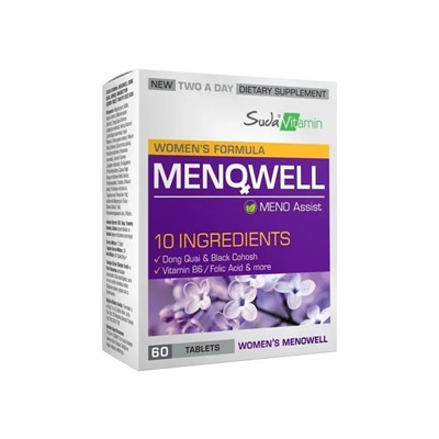 Женская формула Menowell - менопауза, экстракты трав