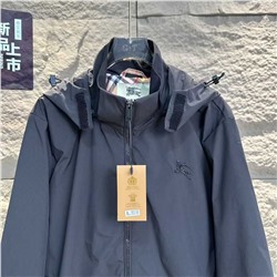 Осенняя классическая куртка Burberry с вышивкой Унисекс