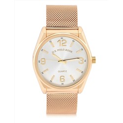 MENS GOLD MESH STRAP WATCH
