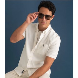 MEN'S RECTANGULAR FRAME SUNGLASSES