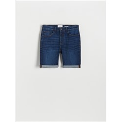 Shorts aus Denim im Slim-Fit