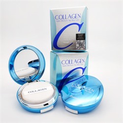Collagen Two Way Cake SPF25 PA++ (Including Refill) #21, Увлажняющая компактная пудра с коллагеном