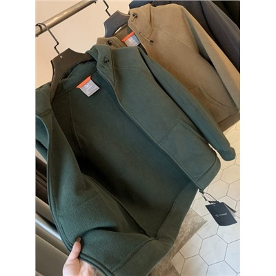 Плотная двухсторонняя флисовая мужская куртка