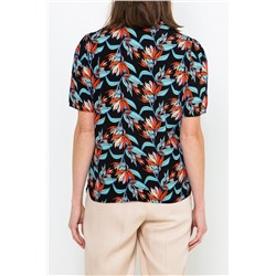 Blusa Negro y azul