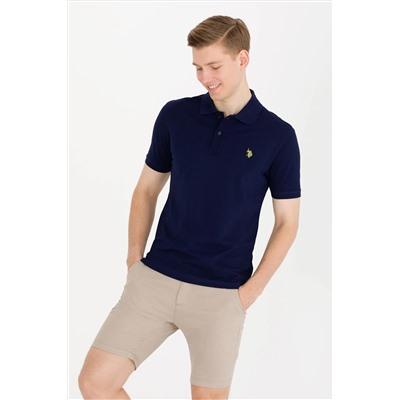 Erkek Lacivert Basic Polo Yaka Tişört