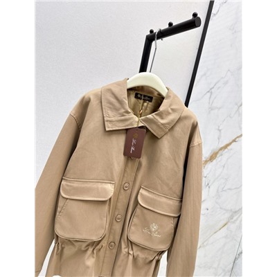 Женская ветровка с двойным карманом в стиле tooling (2 цвета)  ЛОРО ПИАН*О