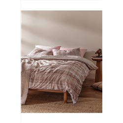 Madame Coco Marne King Size Baskılı Nevresim Takımı - Bej NTTP000000002-8682116904827