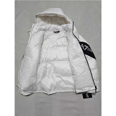 Мужская плотная куртка-пуховик с капюшоном Empori*o Arman*i EA*7