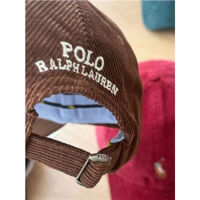 Вельветовая бейсболка унисекс   Pol*o Ralp*h Laure*n