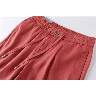 Мужские льняные шорты в стиле old money  (3 цвета)