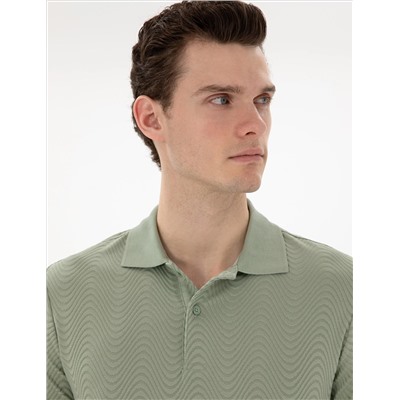 Çağla Slim Fit Polo Yaka Tişört