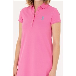 Kadın Pembe Örme Elbise