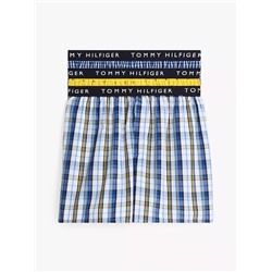 Tommy Logo Woven Boxer 3-Pack