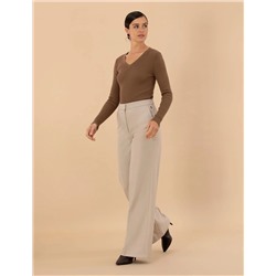 Krem Kumaş Pantolon