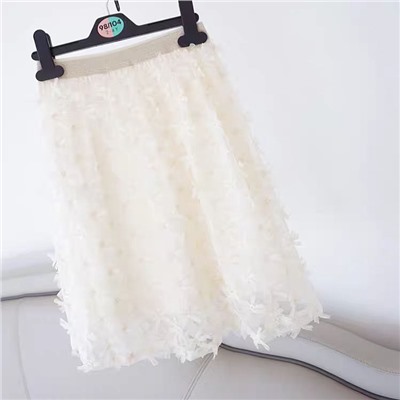 Набор для девочек юбка + топ МАНГ*О В кремовом цвете