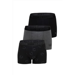 U.S. Polo Assn. Erkek 3'lü Boxer Takımı 50310673-vr046