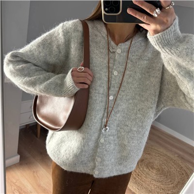 Свободный уютный кардиган   Фабрика