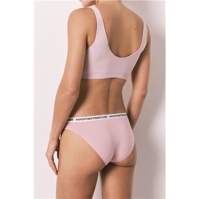 Pack 7 bragas clásicas algodón logo