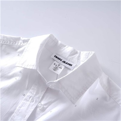 Женская рубашка свободного кроя со стразами и   DKN*Y Jeans