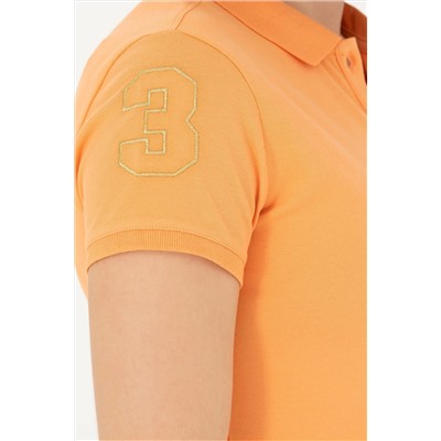 Kadın Turuncu Örme Elbise