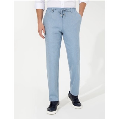 Açık Mavi Slim Fit Kumaş Pantolon
