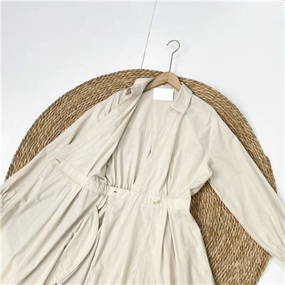 Женское платье MSC*H Copenhage*n на запа́х из смесового тенселя и хлопка, экспорт