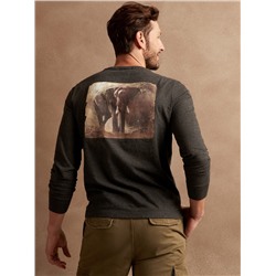 Heritage Front and Back Elephant Photo T-Shirt