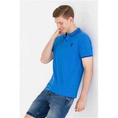 Erkek Saks Basic Polo Yaka Tişört