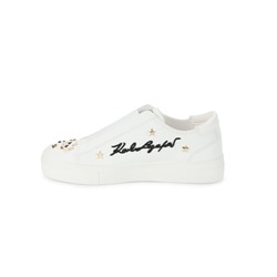 Karl Lagerfeld Paris Caitie Logo Graphic Slip On Sneakers