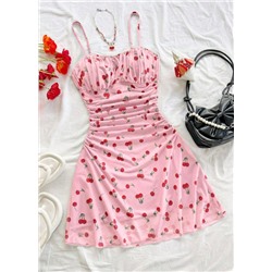 Soleia Women's Summer Vacation Blue & White Floral Mesh Slip Dress Summer Dress Vacation Outfits Women Holiday Dresses For Women Floral Dress Yellow Dress