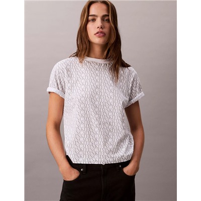 Allover Monogram Boxy T-Shirt