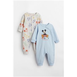 2er-Pack Schlafstrampler