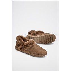 Slippers forrados Marrón
