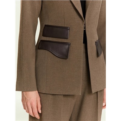 Жакет приталенного кроя, ML871/samba