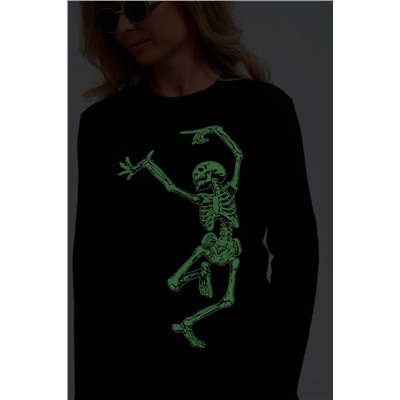 8532 Футболка с длинным рукавом женская